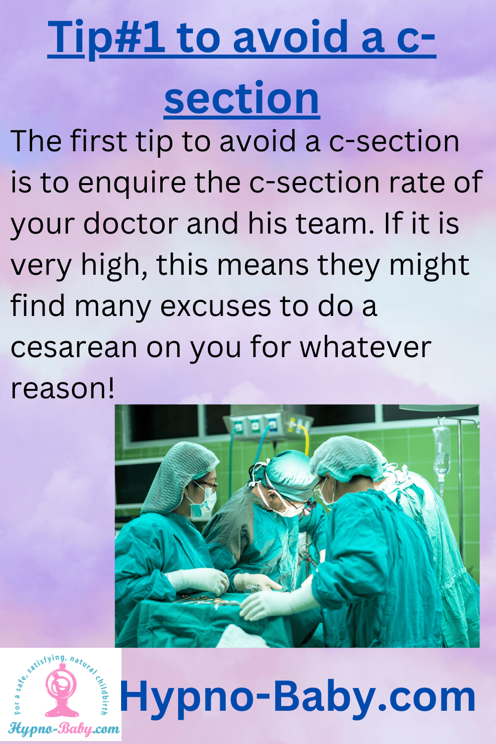 how to avoid a c-section tip#1