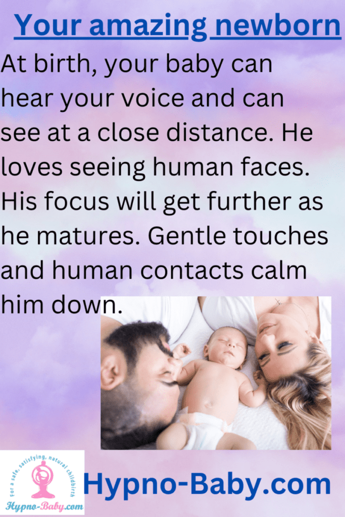 your baby's 5 senses at birth